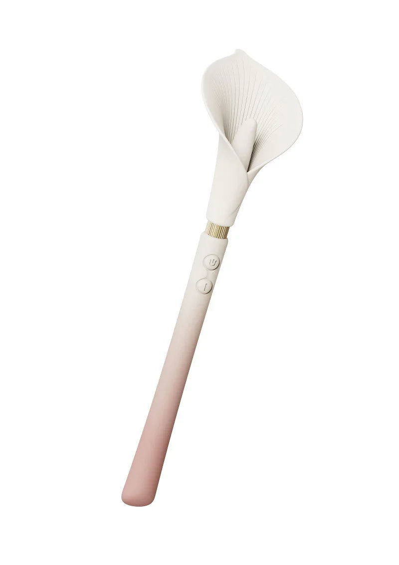 Calla Vibrating Stimulator White by Zalo - Happytoys Sexshop: Toys for Feeling Happy & Easy 😊 - Discreet geleverd