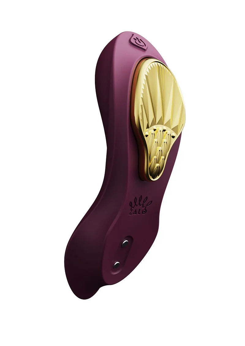 Aya Wearable Vibrator Purple by Zalo - Happytoys Sexshop: Toys for Feeling Happy & Easy 😊 - Discreet geleverd