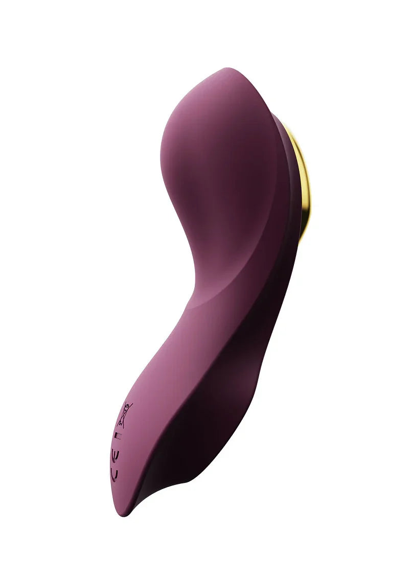 Aya Wearable Vibrator Purple by Zalo - Happytoys Sexshop: Toys for Feeling Happy & Easy 😊 - Discreet geleverd