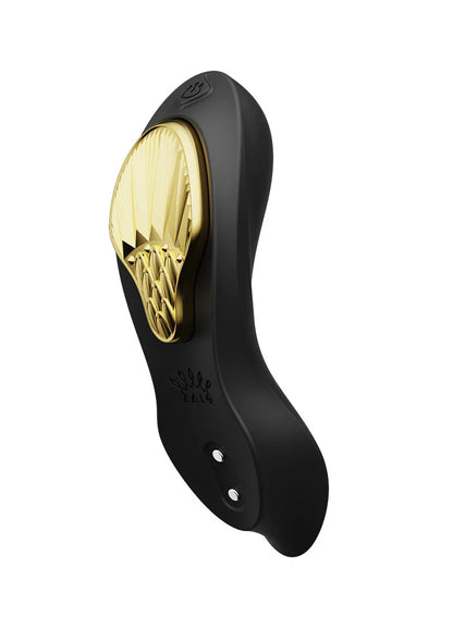 Aya Wearable Vibrator Black by Zalo - Happytoys Sexshop: Toys for Feeling Happy & Easy 😊 - Discreet geleverd