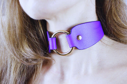 Submissive Collar With Ring – Discreet Day Collar Jewelry For Devotion - Happytoys Sexshop: online sex shop for Feeling Happy & Easy 😊 - Discreet geleverd