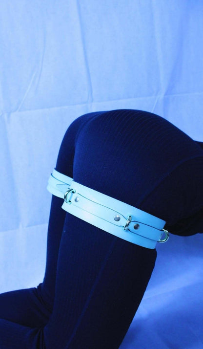 Premium Leather Thigh Cuffs | Premium Restraints Leg Straps - Happytoys Sexshop: online sex shop for Feeling Happy & Easy 😊 - Discreet geleverd