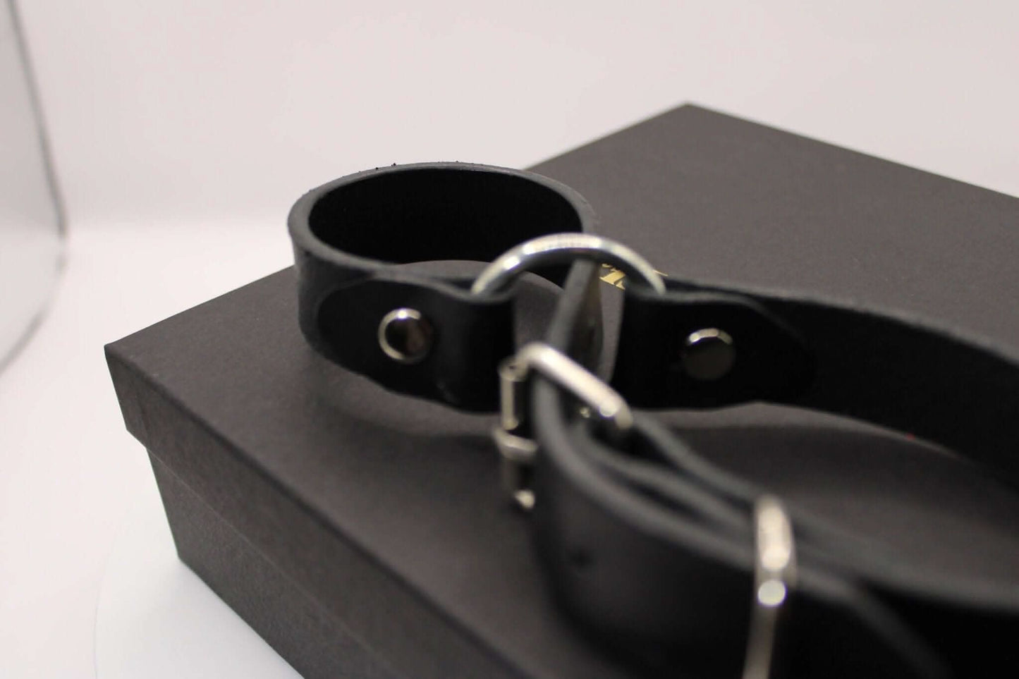 Leather Handcuffs for BDSM Play  Kinky Restraints  Fetish Gear