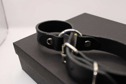 Leather Handcuffs for BDSM Play  Kinky Restraints  Fetish Gear