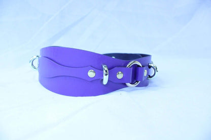 BDSM Belt Handmade Leather Waist Belt with D-Rings - Happytoys Sexshop: online sex shop for Feeling Happy & Easy 😊 - Discreet geleverd