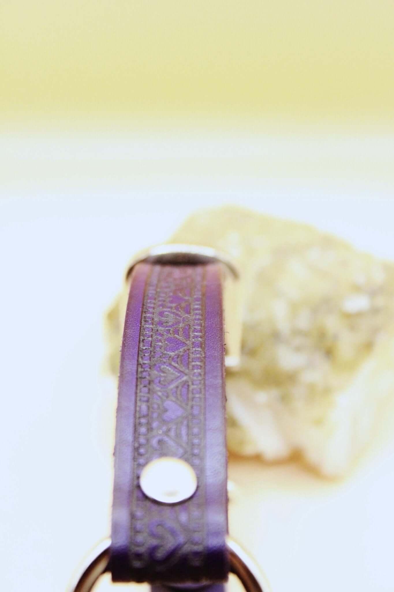 Elegant Leather BDSM Collar Day Collar for Submissive Bondage - Happytoys Sexshop: online sex shop for Feeling Happy & Easy 😊 - Discreet geleverd