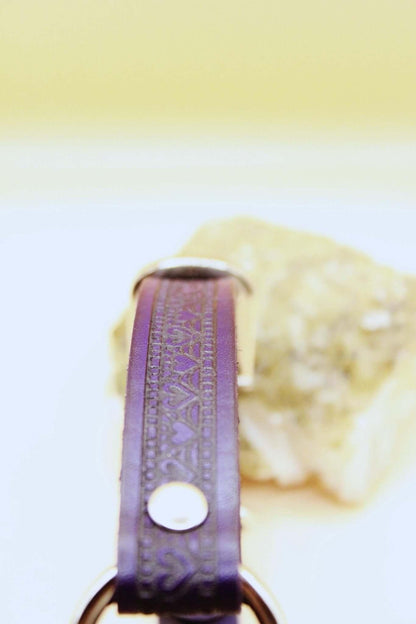 Elegant Leather BDSM Collar Day Collar for Submissive Bondage - Happytoys Sexshop: online sex shop for Feeling Happy & Easy 😊 - Discreet geleverd