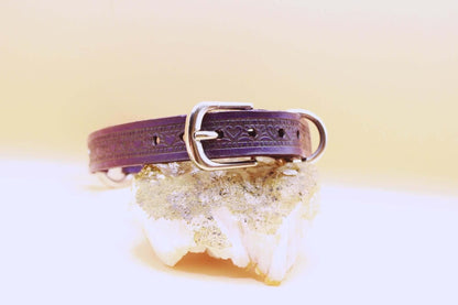 Elegant Leather BDSM Collar Day Collar for Submissive Bondage - Happytoys Sexshop: online sex shop for Feeling Happy & Easy 😊 - Discreet geleverd