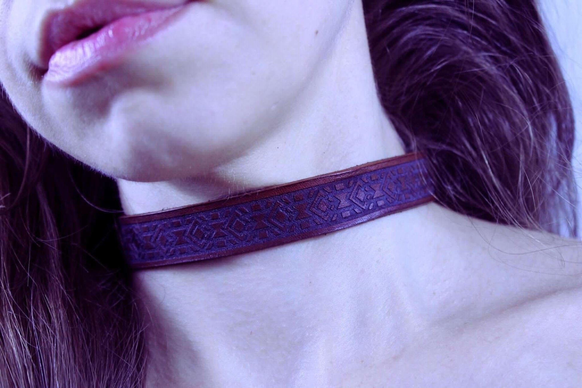 Submissive Collar Geometric Elegant Day Collar for Submissive - Happytoys Sexshop: online sex shop for Feeling Happy & Easy 😊 - Discreet geleverd