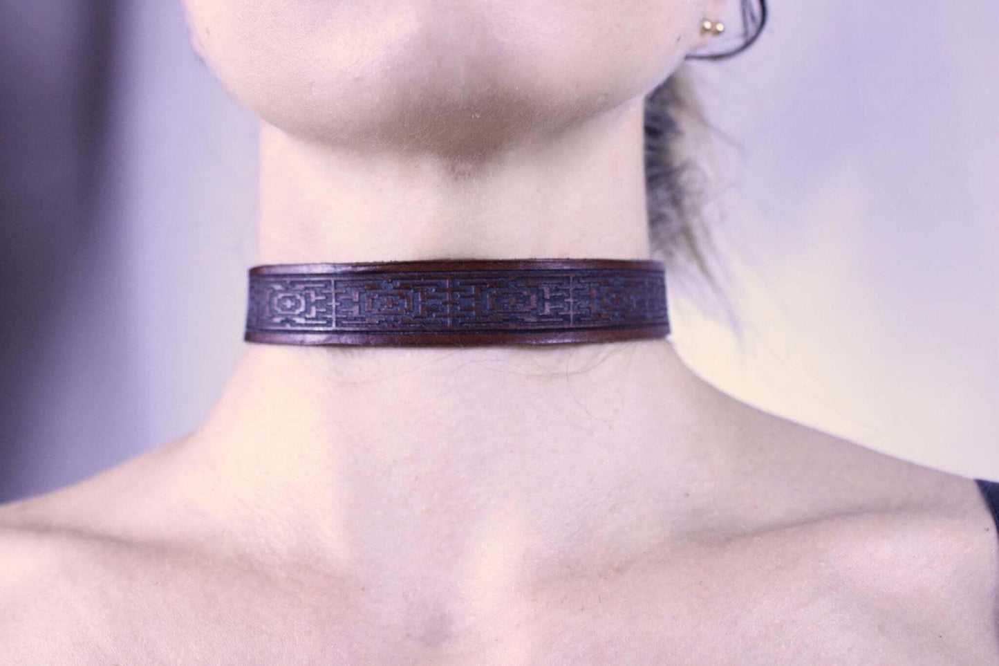 Submissive Collar for BDSM Bondage Gifts - Stylish Dom Sub Jewelry - Happytoys Sexshop: online sex shop for Feeling Happy & Easy 😊 - Discreet geleverd