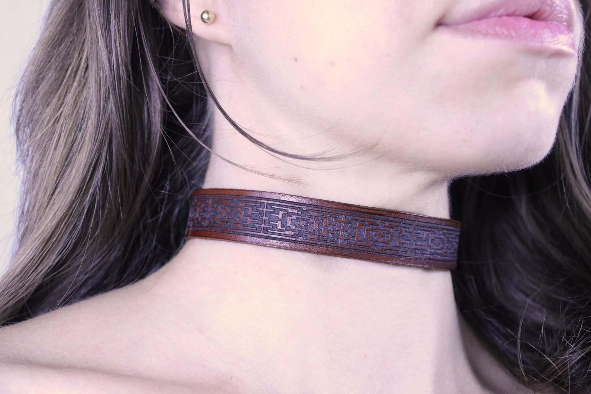 Submissive Collar for BDSM Bondage Gifts - Stylish Dom Sub Jewelry - Happytoys Sexshop: online sex shop for Feeling Happy & Easy 😊 - Discreet geleverd