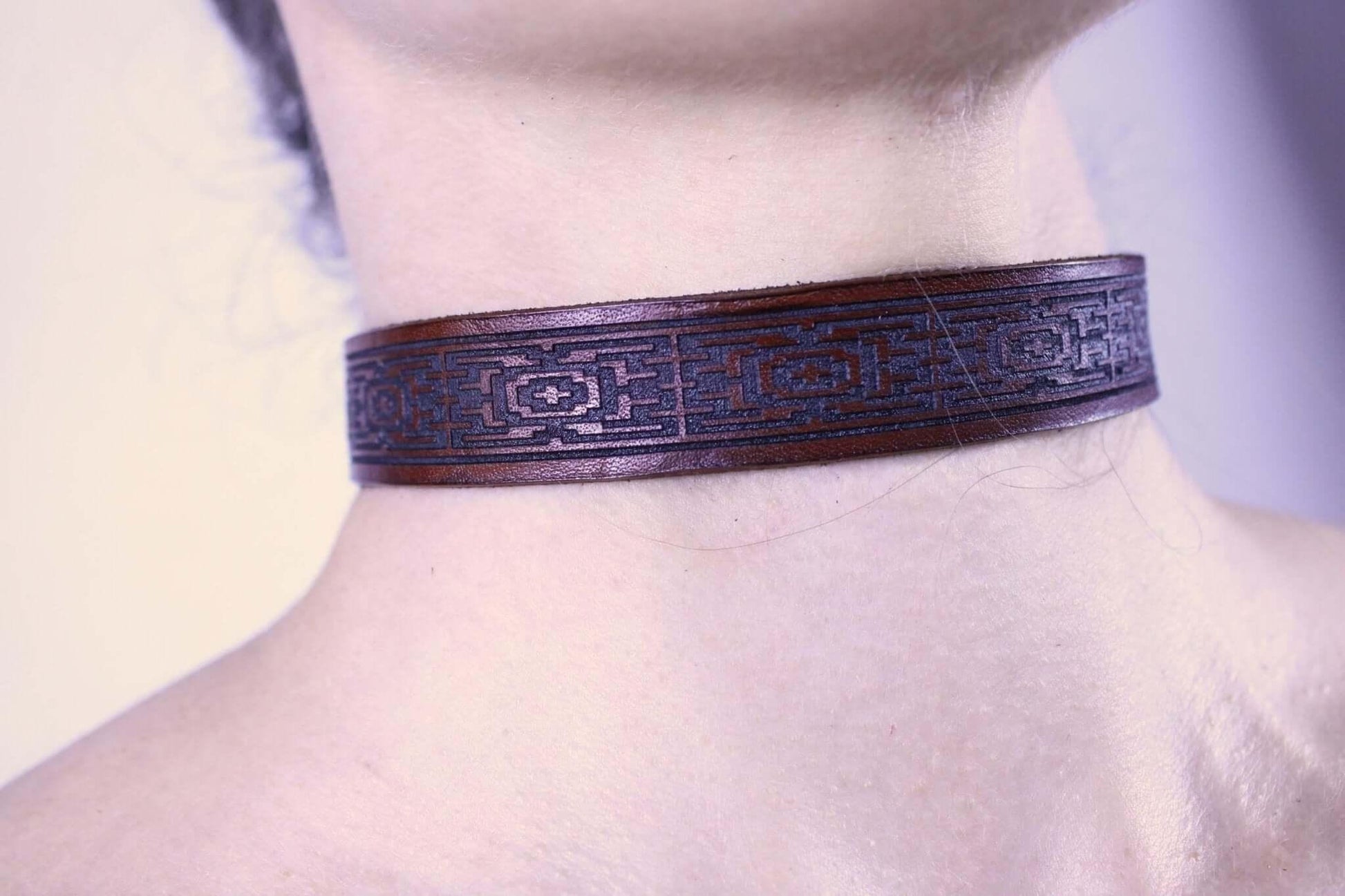 Submissive Collar for BDSM Bondage Gifts - Stylish Dom Sub Jewelry - Happytoys Sexshop: online sex shop for Feeling Happy & Easy 😊 - Discreet geleverd