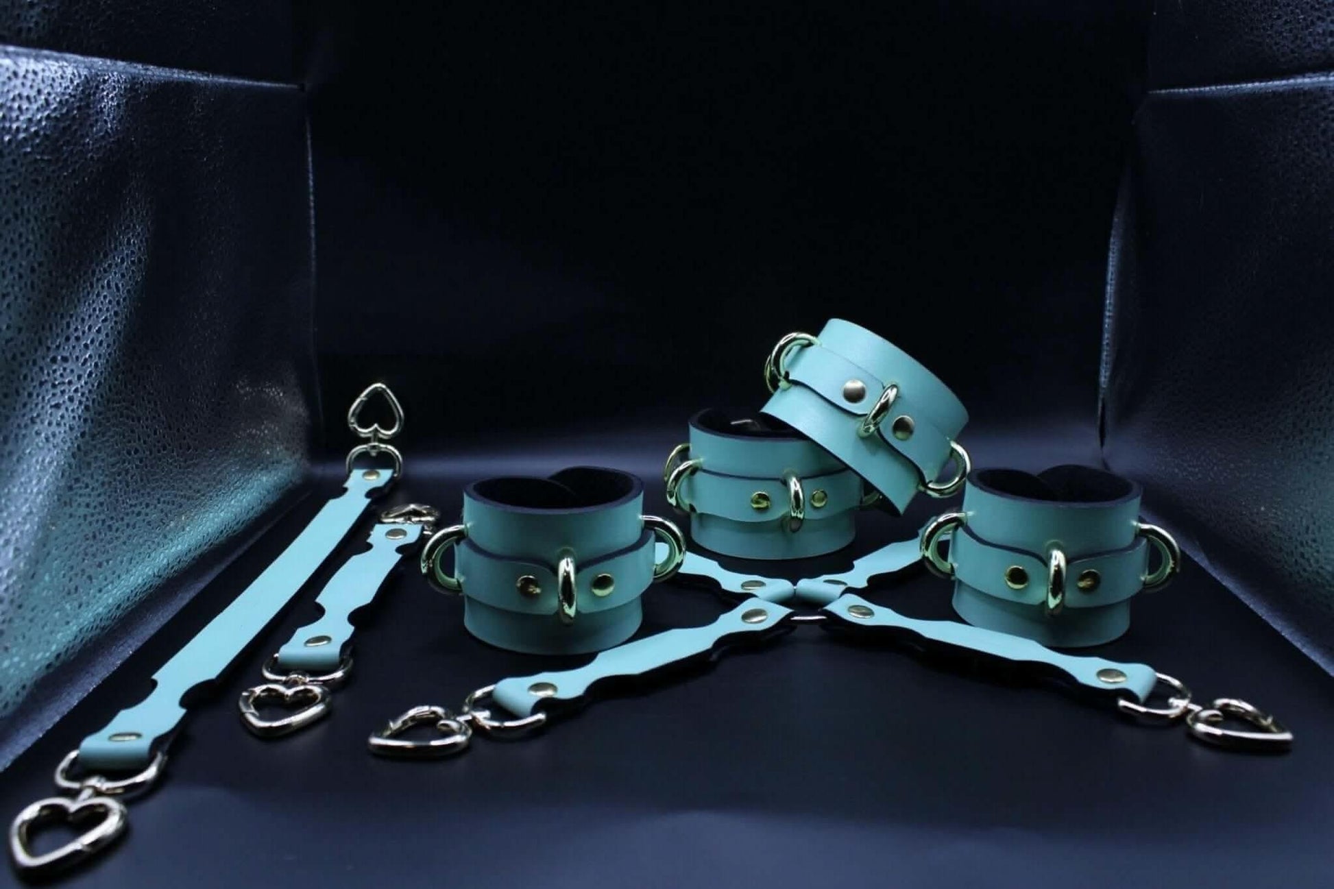 Wrist Cuffs- Adjustable Wrist Ankle Restraints for BDSM Play - Happytoys Sexshop: online sex shop for Feeling Happy & Easy 😊 - Discreet geleverd