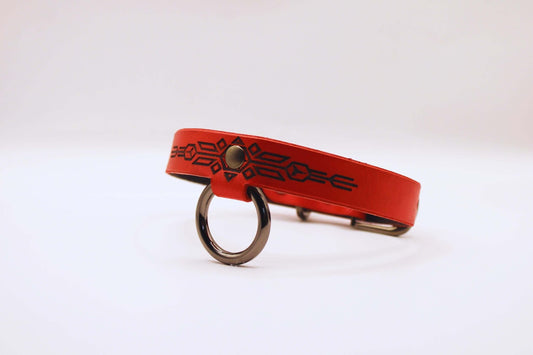 Submissive Collar of Fire Discreet Day Jewelry Gift for Subs - Happytoys Sexshop: online sex shop for Feeling Happy & Easy 😊 - Discreet geleverd