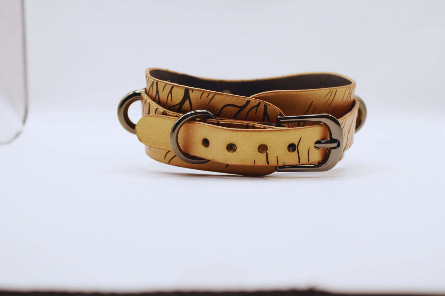 Submissive Collar Leather | Discreet Elegant Day Collar Jewelry