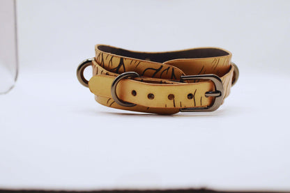 Submissive Collar Leather | Discreet Elegant Day Collar Jewelry