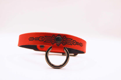 Submissive Collar of Fire Discreet Day Jewelry Gift for Subs - Happytoys Sexshop: online sex shop for Feeling Happy & Easy 😊 - Discreet geleverd