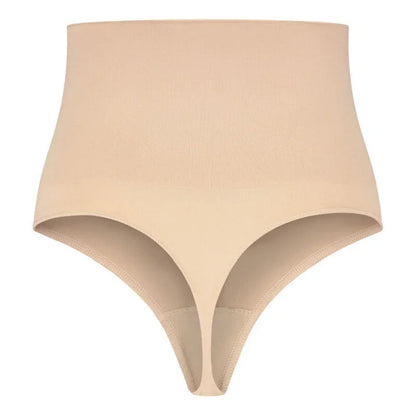 BYE-BRA - THONG STYLE SEAMLESS GIRDLE BEIGE SIZE S - Happytoys Sexshop: online sex shop for Feeling Happy & Easy 😊 - Discreet geleverd