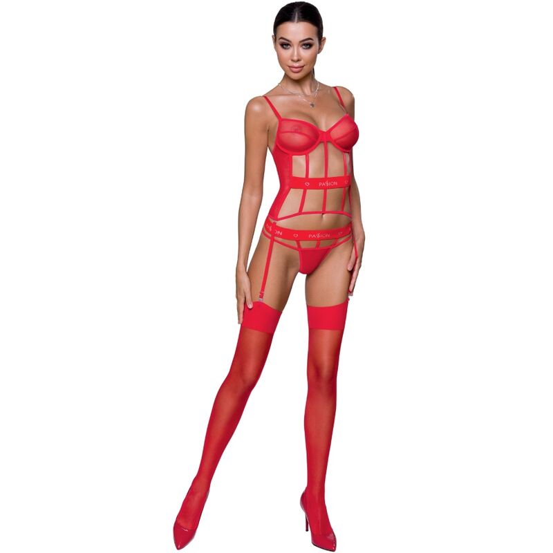 PASSION - KYOUKA CORSET RED S/M - Happytoys Sexshop: online sex shop for Feeling Happy & Easy 😊 - Discreet geleverd