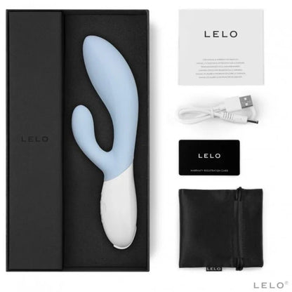 LELO - INA 3 LUXURY CELESTE VIBRATOR - Happytoys Sexshop: online sex shop for Feeling Happy & Easy 😊 - Discreet geleverd