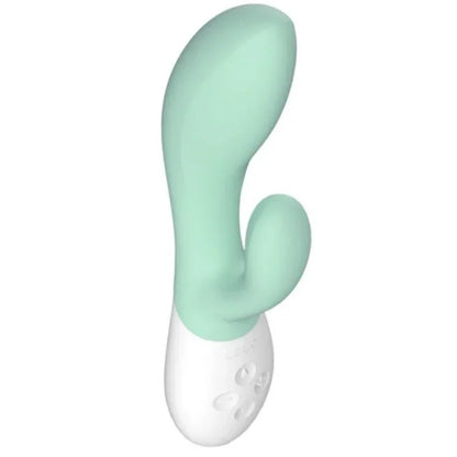 LELO - INA 3 GREEN RABBIT VIBRATOR LUXURY SEAWEED - Happytoys Sexshop: online sex shop for Feeling Happy & Easy 😊 - Discreet geleverd