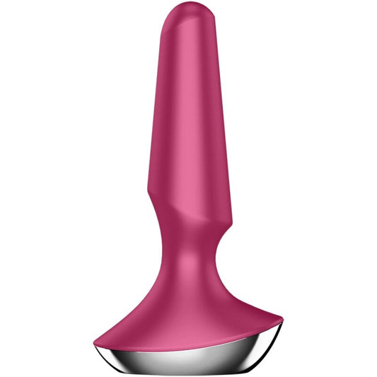 SATISFYER - PLUG ILICIOUS 2 PLUG VIBRATOR BERRY - Happytoys Sexshop: online sex shop for Feeling Happy & Easy 😊 - Discreet geleverd