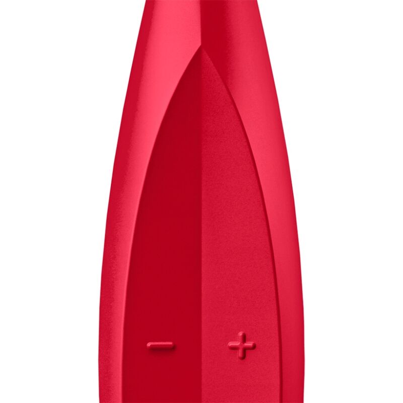 SATISFYER - TWIRLING FUN TIP VIBRATOR RED - Happytoys Sexshop: online sex shop for Feeling Happy & Easy 😊 - Discreet geleverd