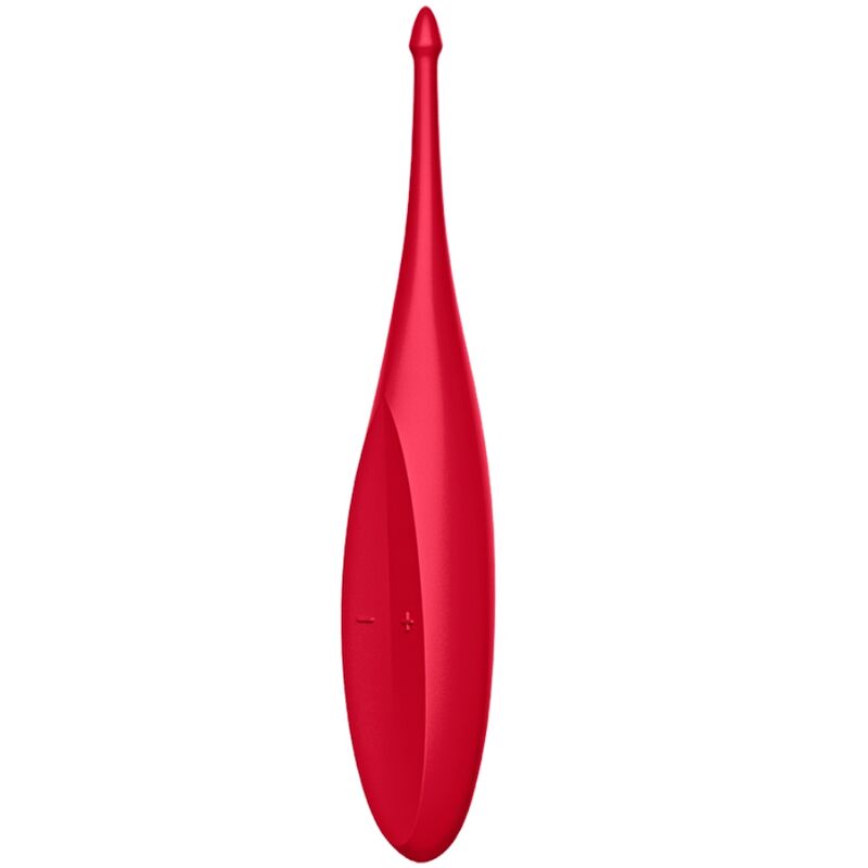 SATISFYER - TWIRLING FUN TIP VIBRATOR RED - Happytoys Sexshop: online sex shop for Feeling Happy & Easy 😊 - Discreet geleverd