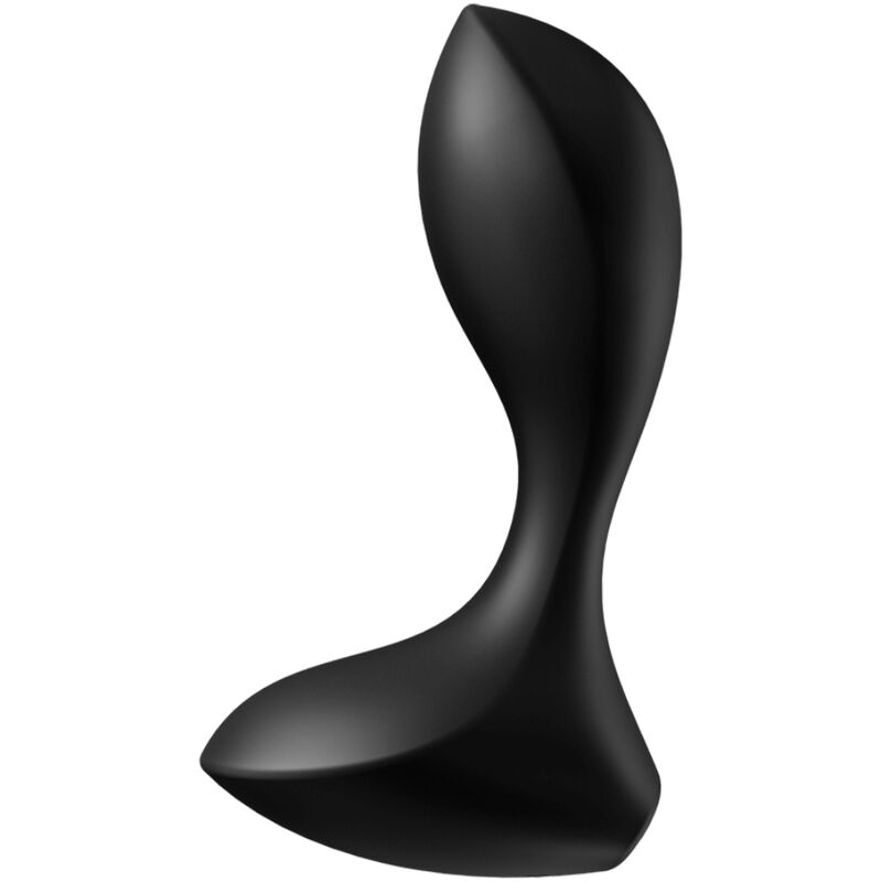 SATISFYER - BACKDOOR LOVER VIBRATING PLUG BLACK - Happytoys Sexshop: online sex shop for Feeling Happy & Easy 😊 - Discreet geleverd