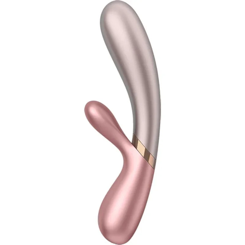 SATISFYER - HOT LOVER VIBRATOR ROSE & BEIGE - Happytoys Sexshop: online sex shop for Feeling Happy & Easy 😊 - Discreet geleverd