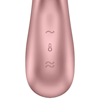 SATISFYER - HOT LOVER VIBRATOR ROSE & BEIGE - Happytoys Sexshop: online sex shop for Feeling Happy & Easy 😊 - Discreet geleverd