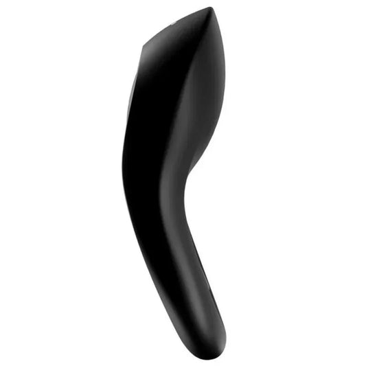 SATISFYER - LEGENDARY DUO RING VIBRATOR BLACK - Happytoys Sexshop: online sex shop for Feeling Happy & Easy 😊 - Discreet geleverd