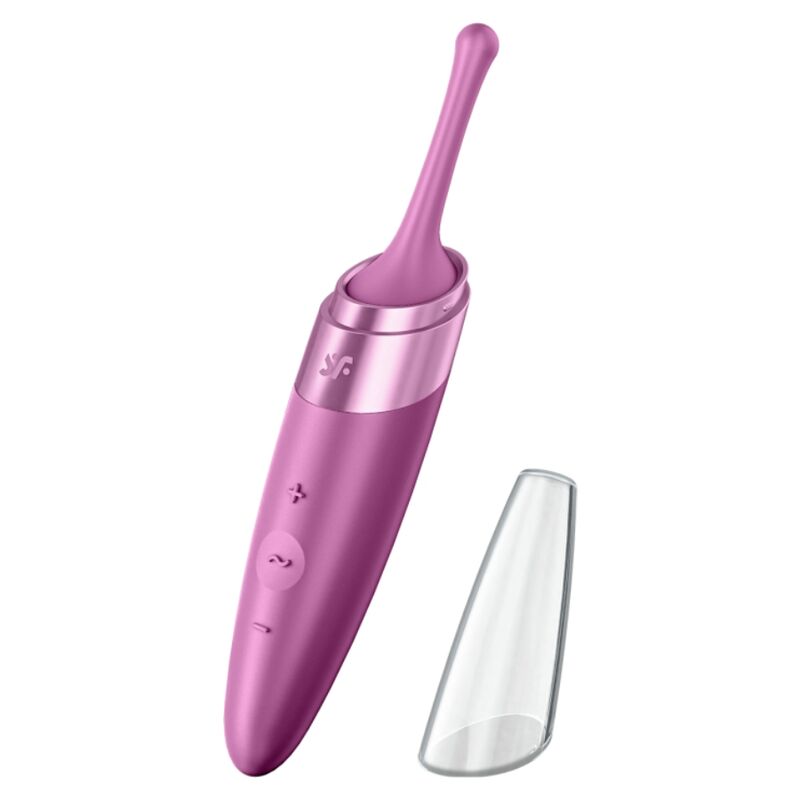 SATISFYER - TWIRLING DELIGHT CLIT TIP VIBRATOR PURPLE - Happytoys Sexshop: online sex shop for Feeling Happy & Easy 😊 - Discreet geleverd