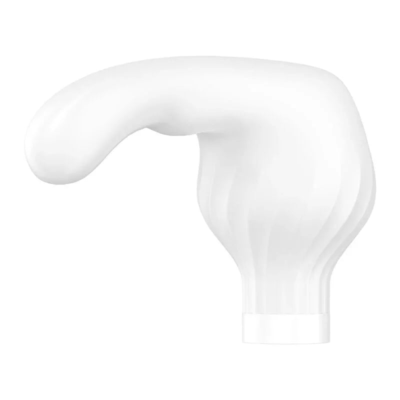 SATISFYER - DOUBLE WANDER APP WHITE - Happytoys Sexshop: online sex shop for Feeling Happy & Easy 😊 - Discreet geleverd