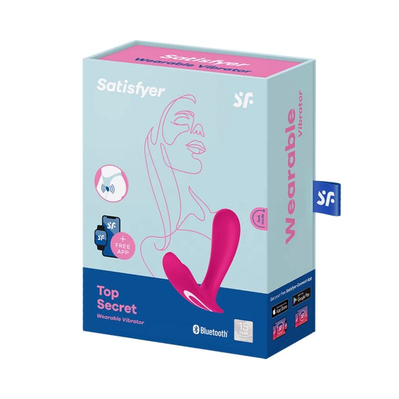 SATISFYER - TOP SECRET VIBRATOR PINK - Happytoys Sexshop: online sex shop for Feeling Happy & Easy 😊 - Discreet geleverd