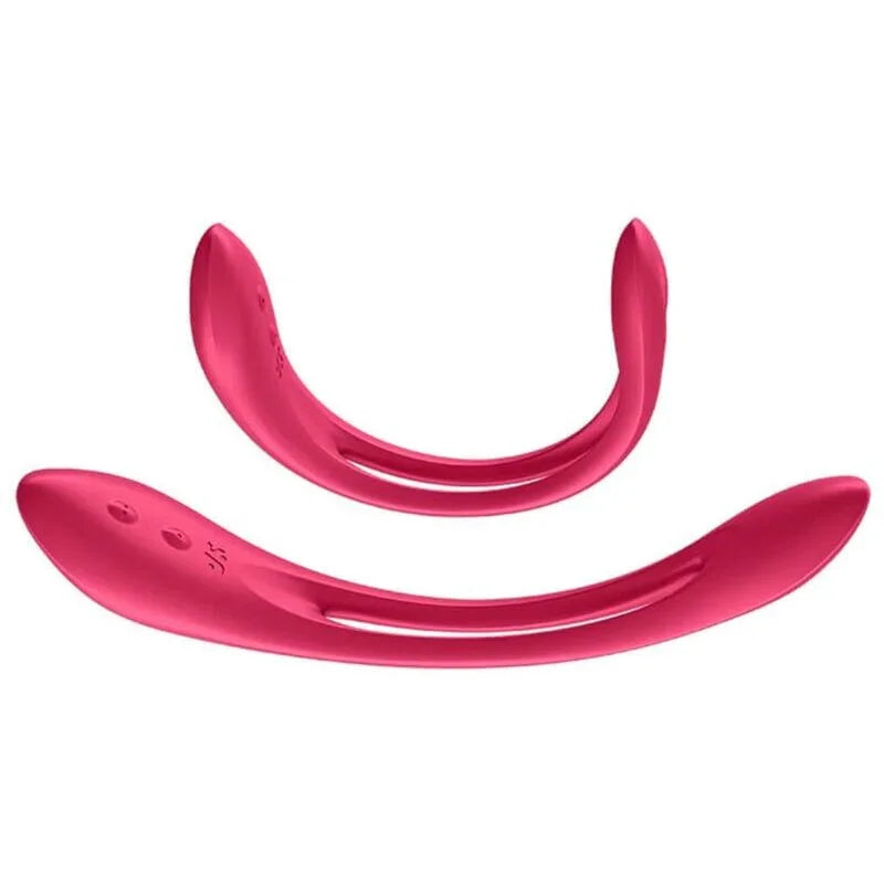 SATISFYER - ELASTIC JOY MULTI VIBRATOR RED - Happytoys Sexshop: online sex shop for Feeling Happy & Easy 😊 - Discreet geleverd