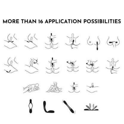 SATISFYER - ELASTIC GAME MULTI VIBRATOR BLUE - Happytoys Sexshop: online sex shop for Feeling Happy & Easy 😊 - Discreet geleverd