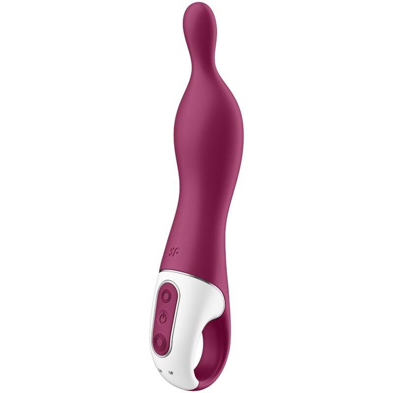 SATISFYER - AMAZING 1 ASPOT VIBRATOR BERRY - Happytoys Sexshop: online sex shop for Feeling Happy & Easy 😊 - Discreet geleverd