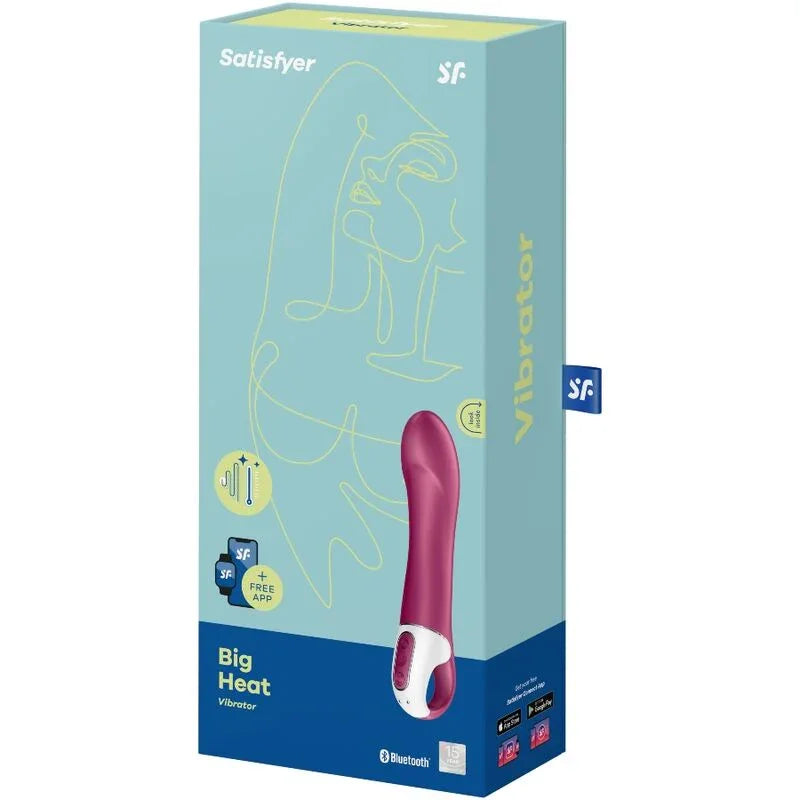 SATISFYER - BIG HEAT GSPOT VIBRATOR - Happytoys Sexshop: online sex shop for Feeling Happy & Easy 😊 - Discreet geleverd
