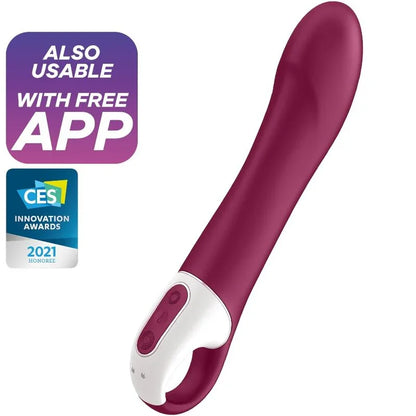 SATISFYER - BIG HEAT GSPOT VIBRATOR - Happytoys Sexshop: online sex shop for Feeling Happy & Easy 😊 - Discreet geleverd