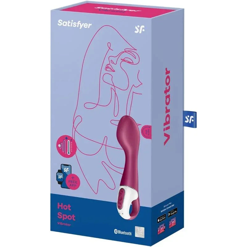 SATISFYER - HOT SPOT GSPOT VIBRATOR - Happytoys Sexshop: online sex shop for Feeling Happy & Easy 😊 - Discreet geleverd
