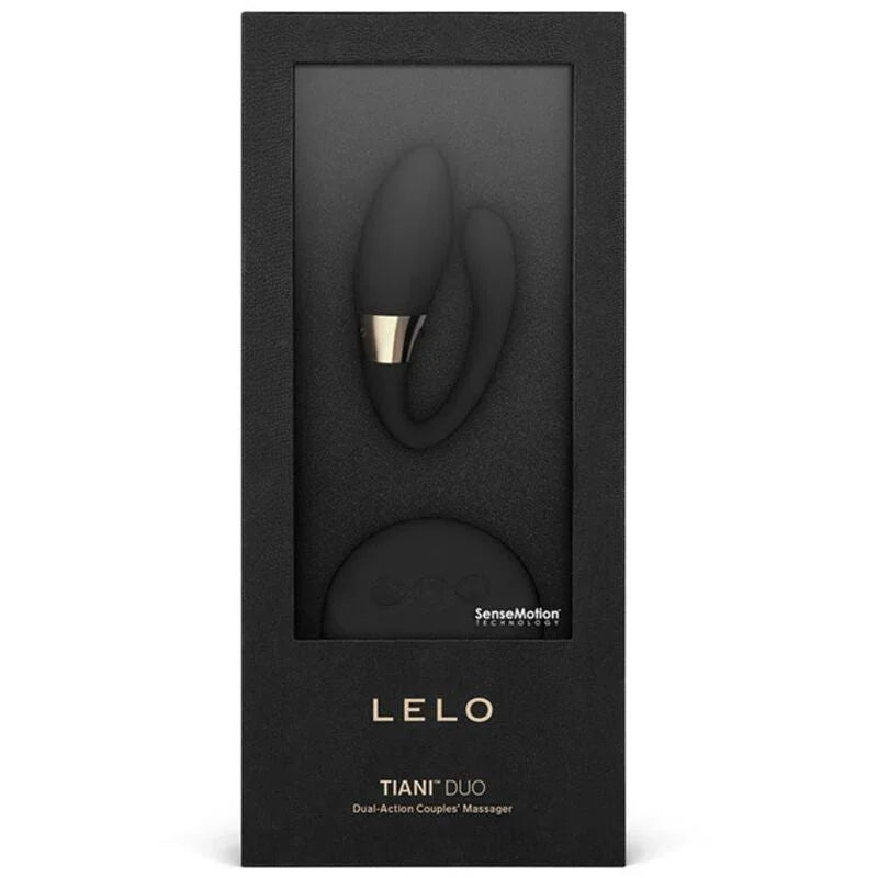 LELO - TIANI DUO BLACK COUPLES MASSAGER - Happytoys Sexshop: online sex shop for Feeling Happy & Easy 😊 - Discreet geleverd