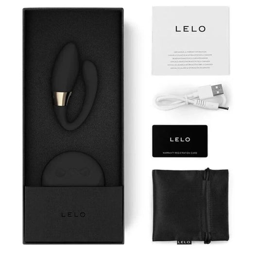 LELO - TIANI DUO BLACK COUPLES MASSAGER - Happytoys Sexshop: online sex shop for Feeling Happy & Easy 😊 - Discreet geleverd