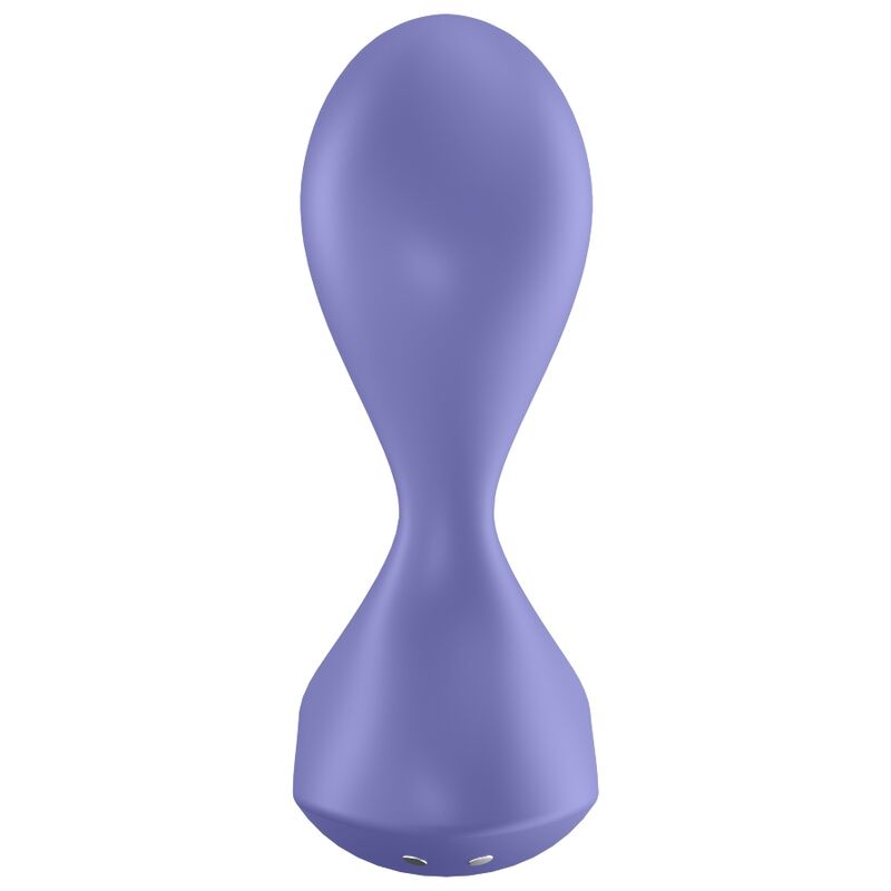 SATISFYER - SWEET SEAL VIBRATING PLUG APP VIOLET - Happytoys Sexshop: online sex shop for Feeling Happy & Easy 😊 - Discreet geleverd