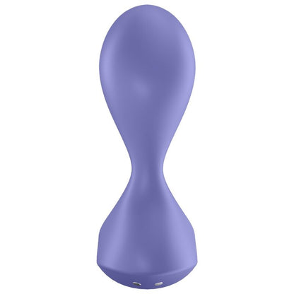 SATISFYER - SWEET SEAL VIBRATING PLUG APP VIOLET - Happytoys Sexshop: online sex shop for Feeling Happy & Easy 😊 - Discreet geleverd
