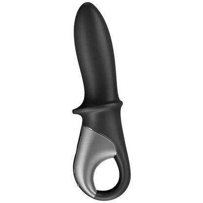 SATISFYER - HOT PASSION ANAL VIBRATOR APP BLACK - Happytoys Sexshop: online sex shop for Feeling Happy & Easy 😊 - Discreet geleverd