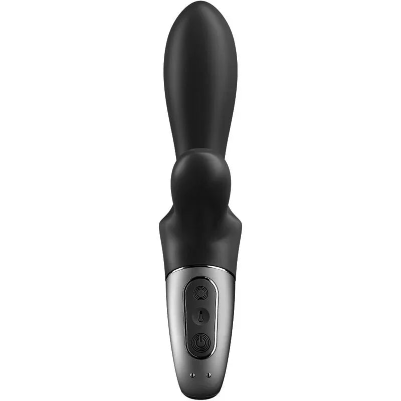 SATISFYER - HEAT CLIMAX+ ANAL VIBRATOR APP BLACK - Happytoys Sexshop: online sex shop for Feeling Happy & Easy 😊 - Discreet geleverd