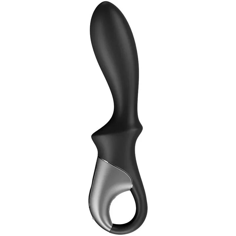 SATISFYER - HEAT CLIMAX ANAL VIBRATOR APP BLACK - Happytoys Sexshop: online sex shop for Feeling Happy & Easy 😊 - Discreet geleverd