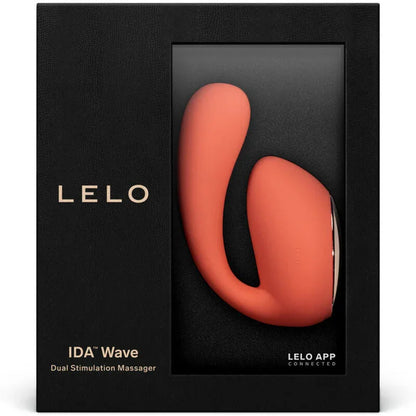 LELO - IDA WAVE CORAL COUPLES MASSAGER - Happytoys Sexshop: online sex shop for Feeling Happy & Easy 😊 - Discreet geleverd