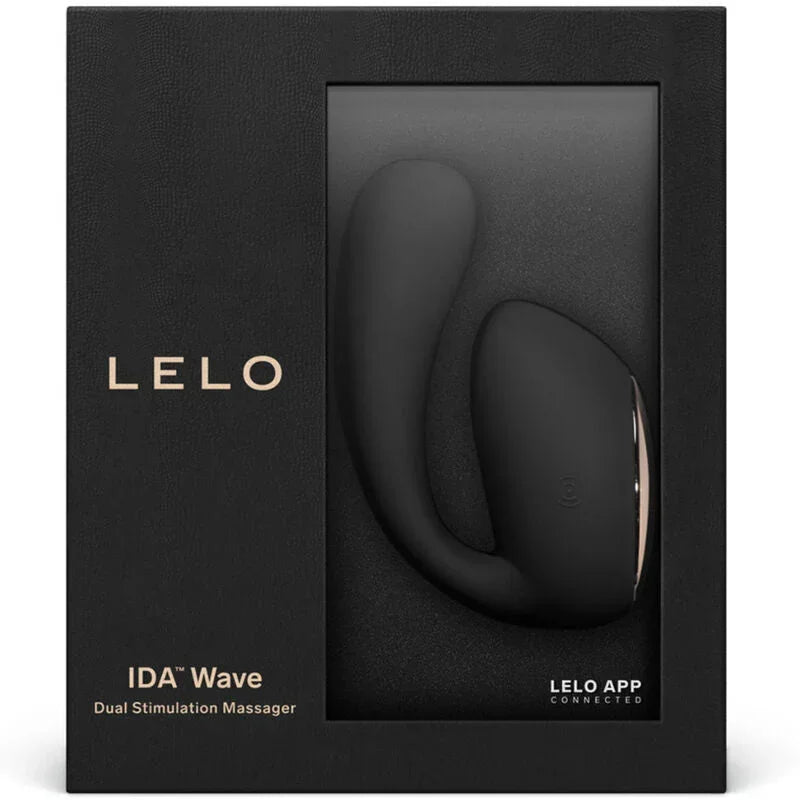 LELO - IDA WAVE COUPLES MASSAGER BLACK - Happytoys Sexshop: online sex shop for Feeling Happy & Easy 😊 - Discreet geleverd